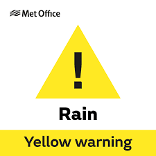 MET Office - Yellow Warning Today